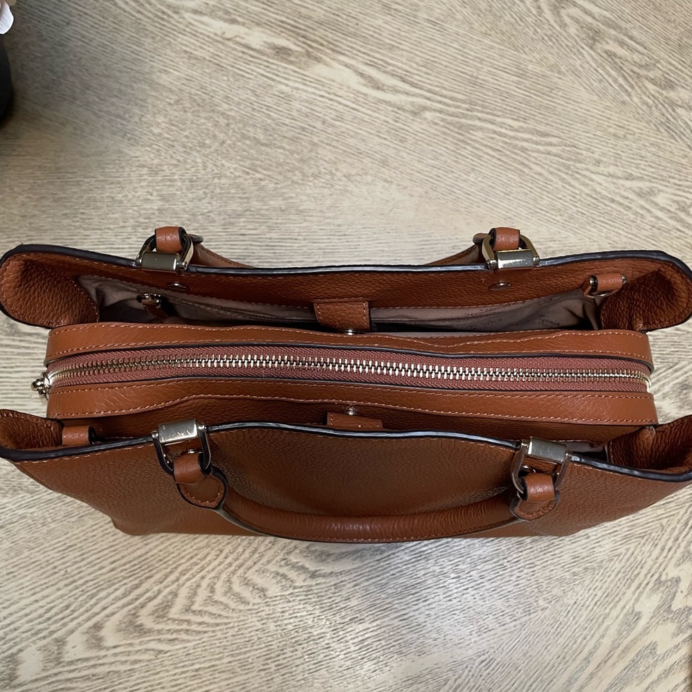 Kate Spade Leila Medium Brown pebble Leather Tote Bag - Picture 2 of 6